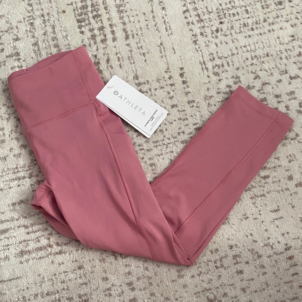 Athleta Mauve Performance Leggings
